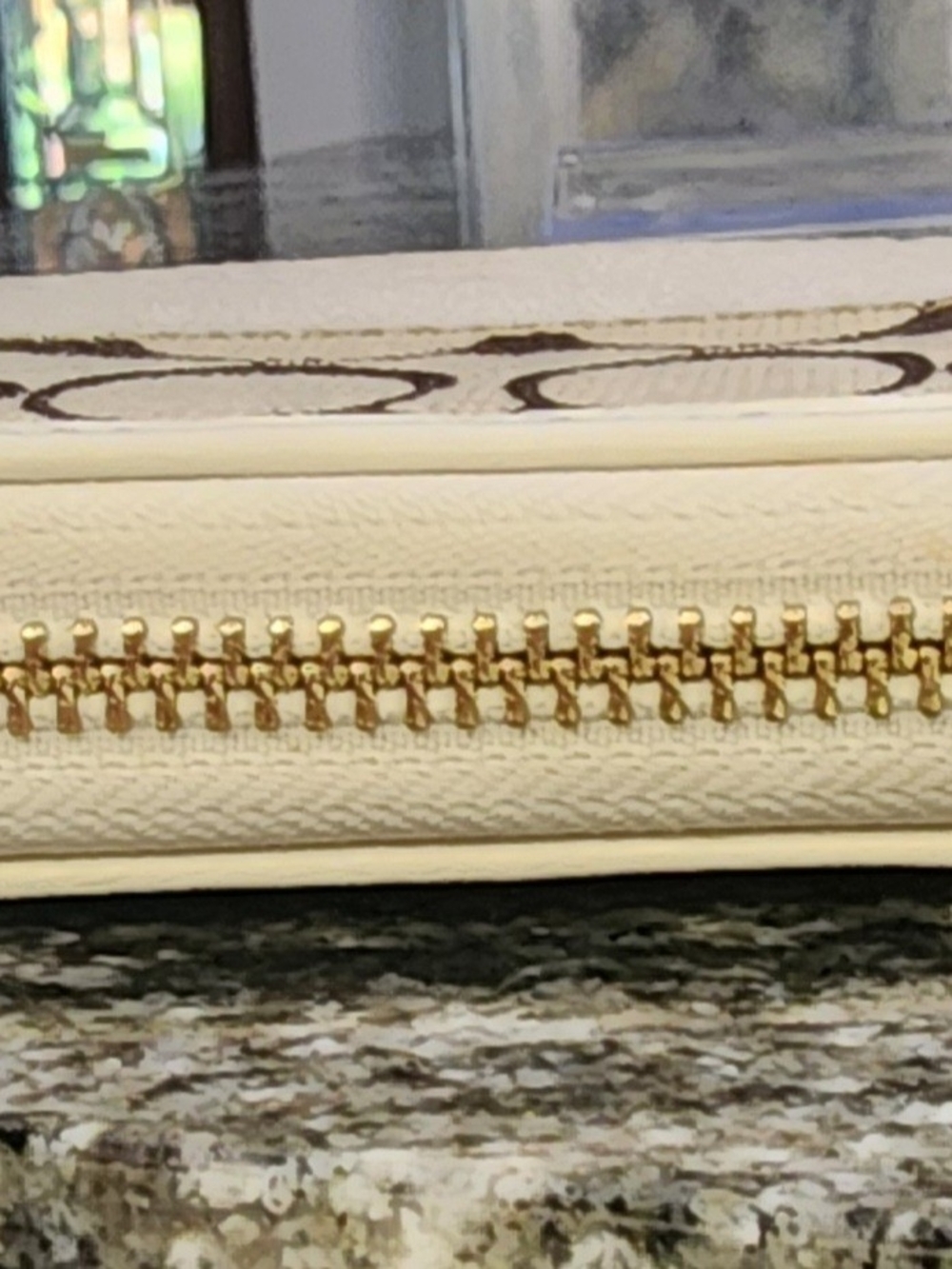 Coach Legacy Signature Canvas Continental Wallet- F40753 - Picture 12 of 13